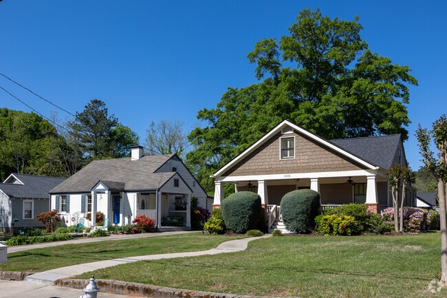A craftsman and bungalow style home in Hapeville, GA.