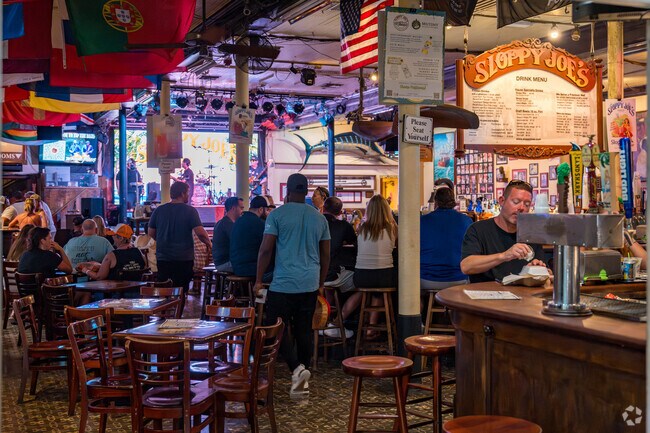 Sloppy Joes is a Key West staple on Duval St and is home to the Sloppy Joe sandwich.