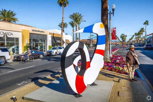 The El Paseo Sculpture Exhibition features new local artists every two years.