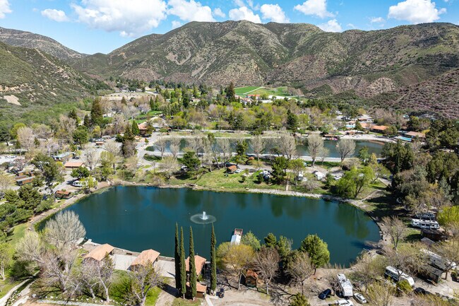 The Mountain Lakes private community in Lytle Creek offers resort-style living with fishing and camping.