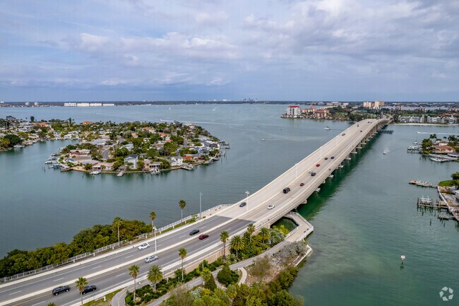 Florida State Road 682 takes you from downtown St. Pete to St Pete Beach.