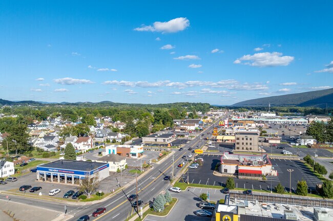 The Golden Strip in Kenmar is one of the area's densest shopping areas, with big box and dining.