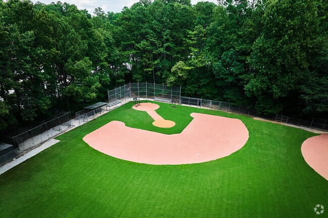 Baseball Field at Ridgeview Charter School in ITP Sandy Springs, Atlanta GA.