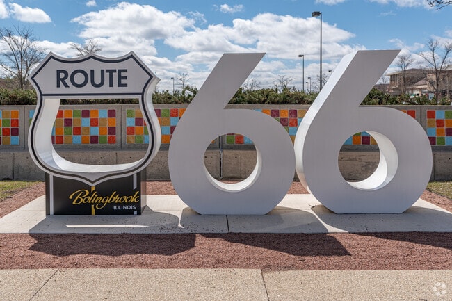 The original Route 66 highway runs through the middle of Bolingbrook, IL.