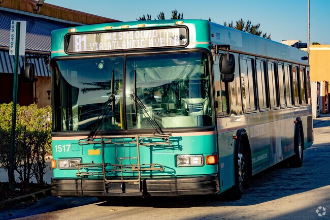 Bus service helps residents of the Indian Spring neighborhood of Golf, FL get around town.