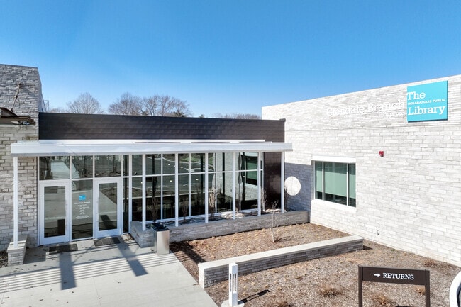 The new Glandale Library is located at 3660 East 62nd Street in the Allisonville neighborhood.