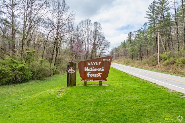 The Ironton Ranger District of Wayne National Forest oversees around 107,000 acres, offering multi-use trails, recreation areas and horse farms like Elkins Creek Horse Camp & Tack.