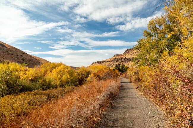 Cowiche Canyon trails offer hiking and biking near Gleed.