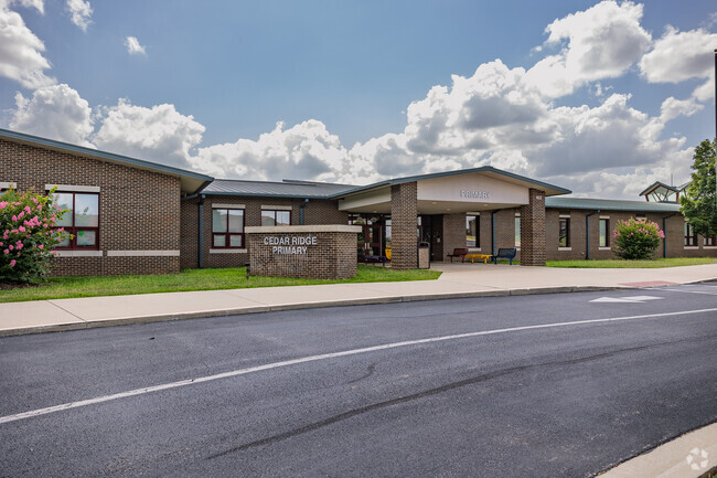 Cedar Ridge Primary students go on to attend Cedar Ridge Elementary.