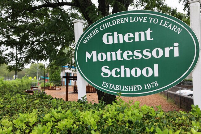 The Ghent Montessori School serves kids in grades PreK-8 in the Ghent Square region.