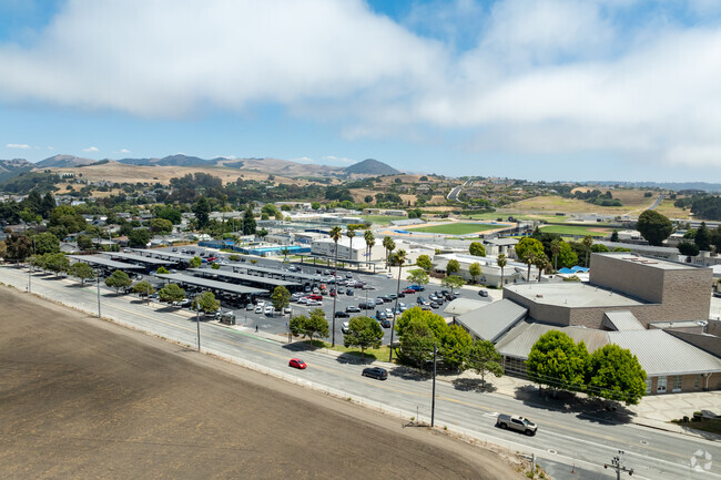 Arroyo Grande High School offers a sprawling campus when viewed from above.