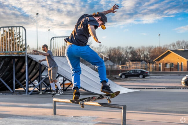 Skaters love to practice their tricks at Edgemoor Park near Sleepy Hollow.