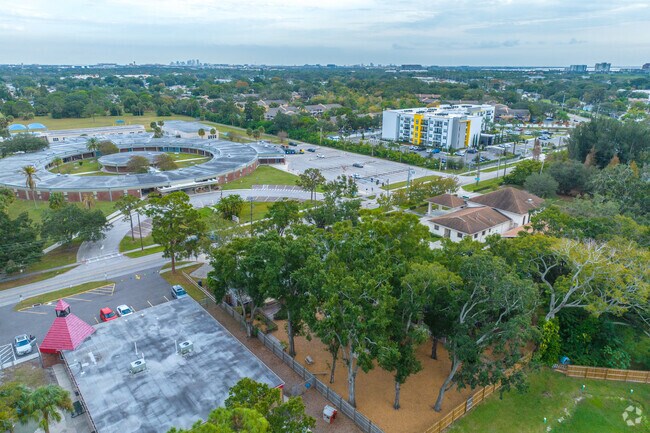 Community Montessori School sits near an elementary school.