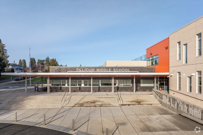 Tillicum Middle School entrance.