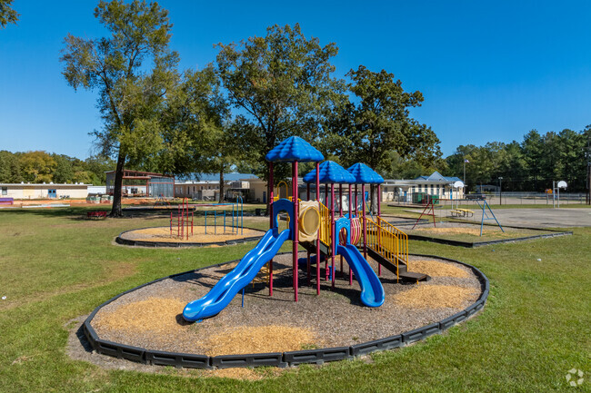 Lenwil Elementary has mulitple playgrounds for varying age groups.