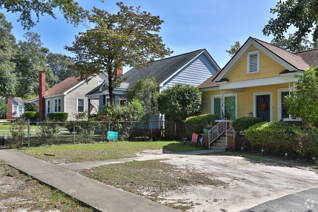 Small bungalows can also be found among the larger homes in College Place.