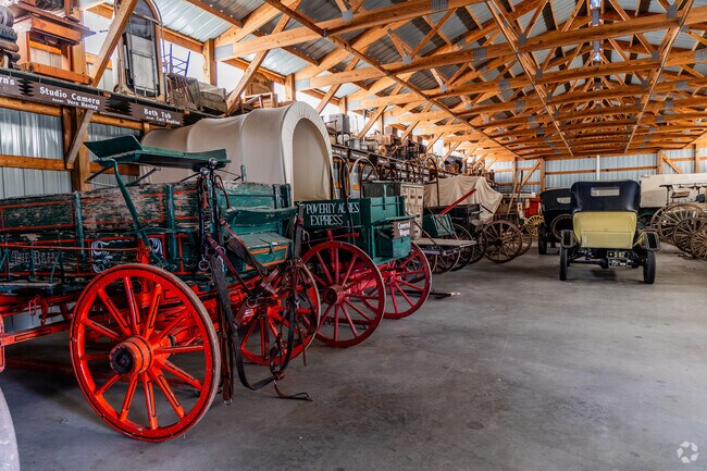 Range Rider Museum in Miles City has a display of old western carriages.