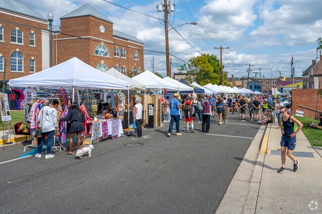 Check out the yearly Hyattsville Arts and Ales Festival which sets up on Gallatin St.