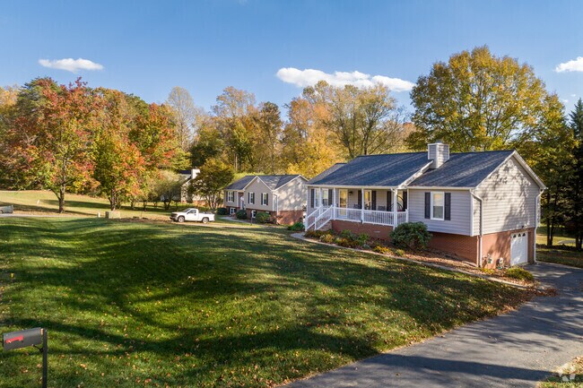 There are a variety of home styles in Northwest Kernersville.