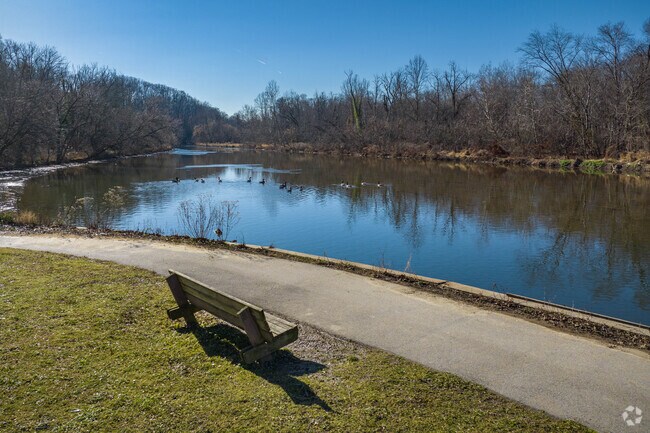 Gwynn Oak Park Bench in Gwynn Oak, MD.