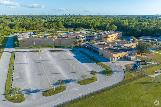 Davis Elementary School has lots of parking.