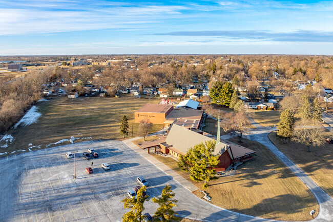 A wide open area behind St Stephen Lutheran School has plenty of space for students.