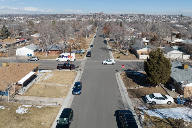 Many homes in Sheridan are set back from the street, and built on large lots.