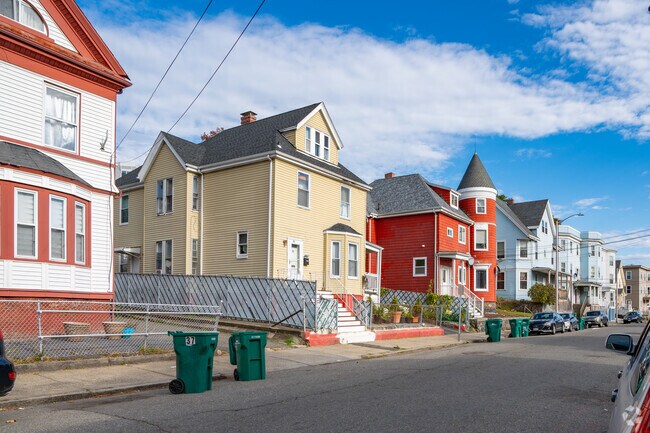Catch a glimpse of these colorful homes in the Lynn Highlands.