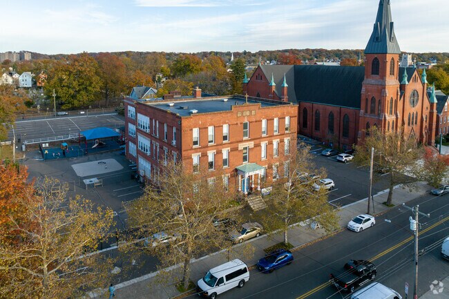 The main building of St Francis & St Rose Of Lima School.