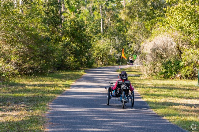 Miles of bike trails for your fun at Jay B. Starkey Wilderness park.