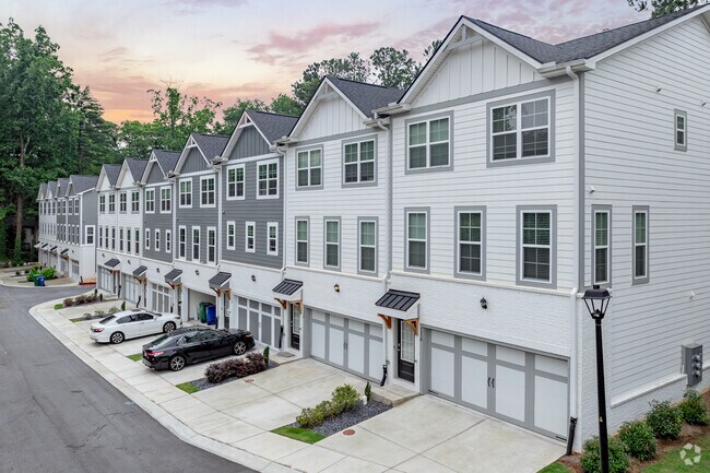 Newly built townhomes are now available in the charming Woodland Hills neighborhood—offering modern living in a beautifully green setting.