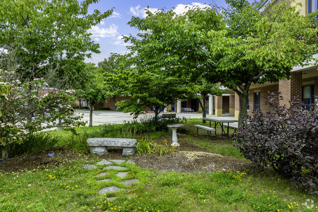 Mary Troy Memorial Garden at Robert Adams Middle School.