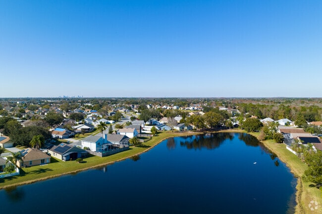 Lakeside homes in Chickasaw offer beautiful views.