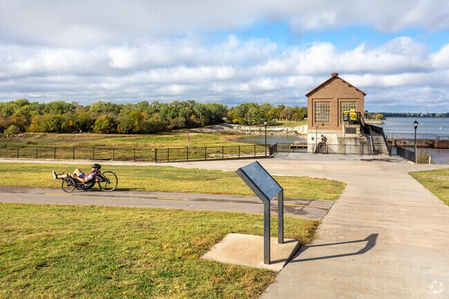 Enjoy the waterfront trails at Overholser Park.