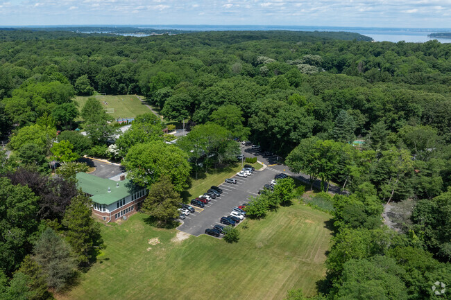 West Side Elementary in Laurel Hollow is not farm from the Long Island Sound.