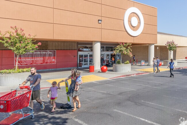Families come to target to shop for everyone.