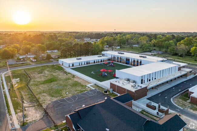 The Arkadelphia school district is rated B- minus according to Niche.