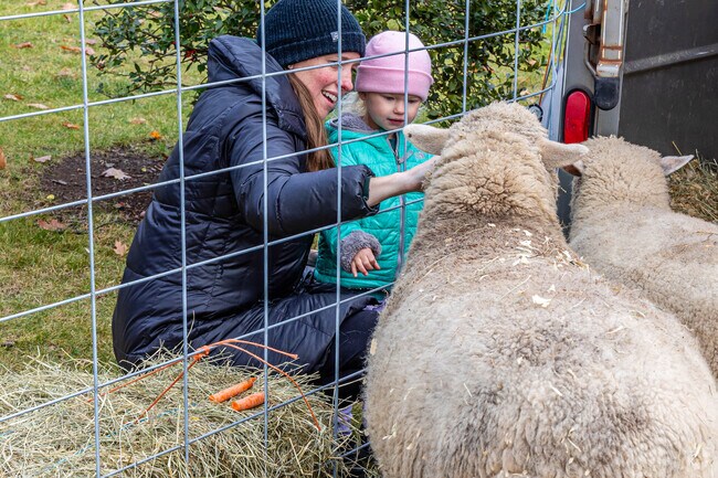 The community gathers for holiday traditions at the Old Fashioned Christmas Fair.