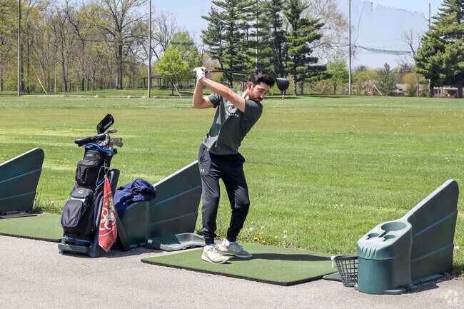 Sahm Park Golf Course is a 9-hole course, and is a popular spot for golfers of all skill levels.