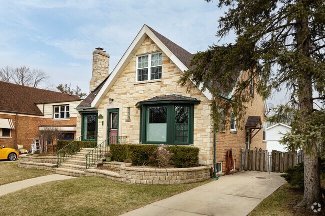Stone residence in North Riverside.