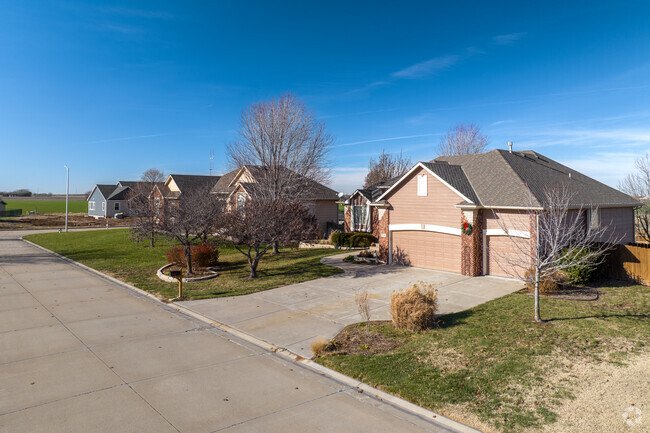Many of the Newton homes are surrounded by trees.