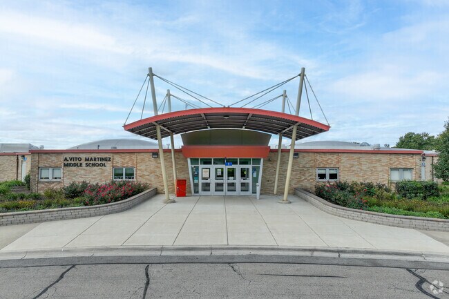 A. Vito Middle School is a public middle school with over 600 students in East Romeoville.