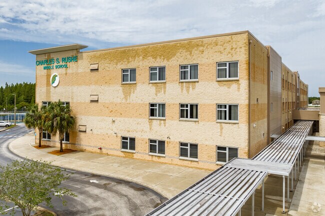 Rushe Middle School has a student to teacher ratio of 19-1.