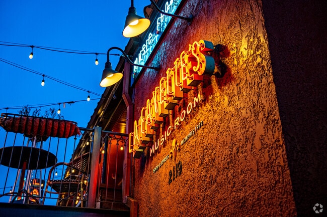 Lafayette's music room hosts live music seven nights a week.