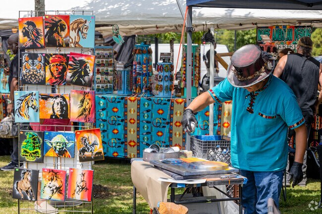 During the East Point's annual Standing Peachtree Native Fest, creativity comes alive.