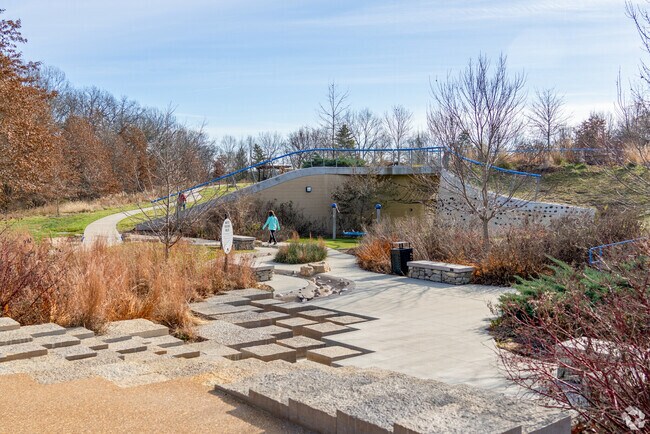 O'Day Park in O'Fallon has a massive, intricate playground that goes underground.