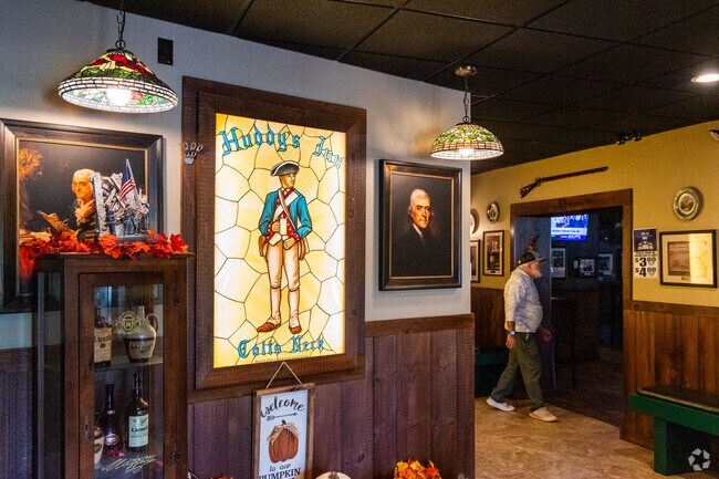Huddy’s Inn is known for its cozy atmosphere and classic American menu.