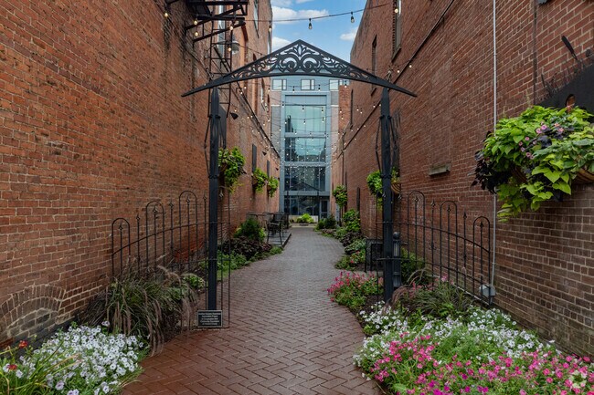 This alley way in Downtown Kokomo utilizes space that would otherwise be neglected.
