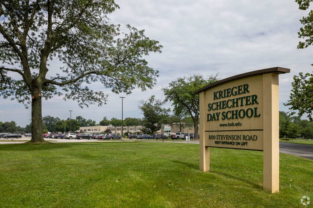 Krieger Schechter Day School sign in Lochearn.