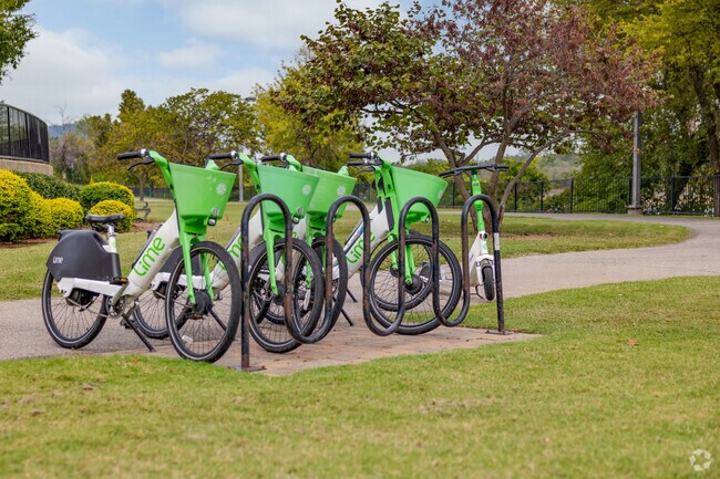 Due to Jenks being on the walking trail, there are many options for additional transportation.